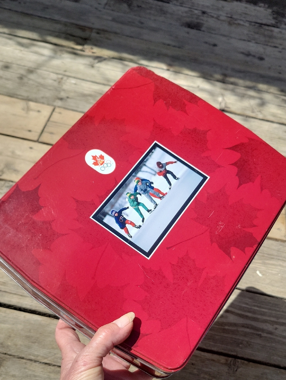 Red Maple Leaf Hudson Bay /Olympic Tin Box